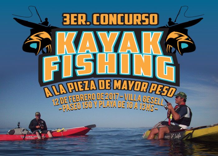 3ER. CONCURSO KAYAK-FISHING (PIEZA DE MAYOR PESO) - VILLA GESELL